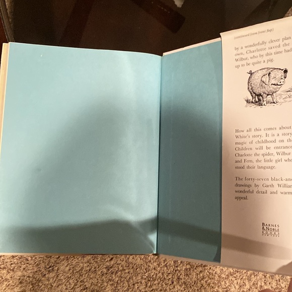 Hard back Charlotte’s Web book with book cover - Picture 5 of 5